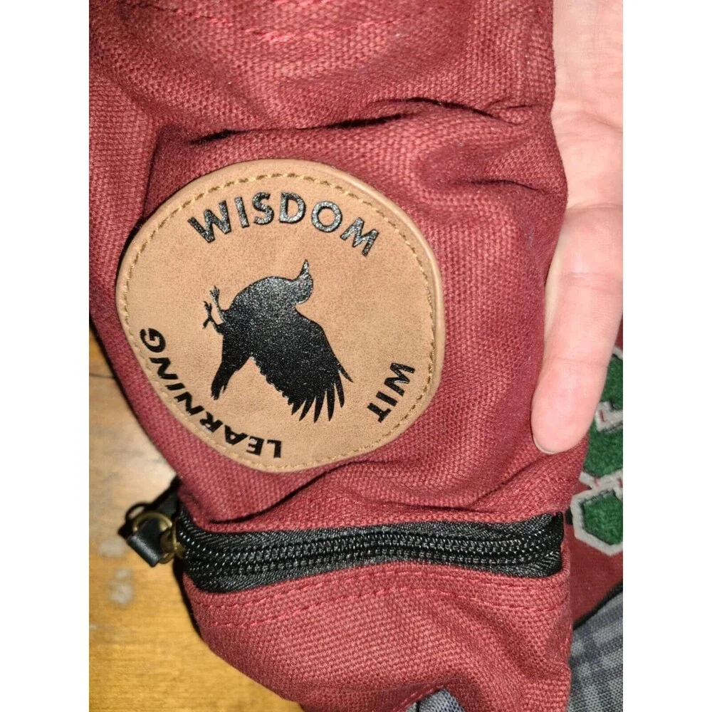 Plaid Harry Potter Rucksack Backpack Hufflepuff Gryffindor Wisdom Learning Wit